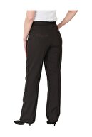 Rmg Kadın Kahverengi Kumaş Normal Bel Düz Paça Pantolon Nvr1156