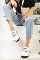pasyone Kadın Zincir Detaylı Şık Sneaker Ayakkabı