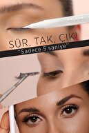 Hola Cosmetic Şeffaf Eyeliner (magic Pen) + Natural Kirpik