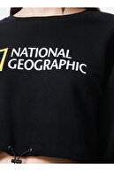 National Geographic Sweatshırt, M, Siyah