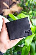 کیف پول مردانه مشکی طبیعی چرم طبیعی کوین-thumb