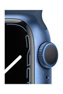 Apple Watch Seri 7 GPS 41mm Mavi Alüminyum Kasa ve Abyss Blue Spor Kordon - MKN13TU/A