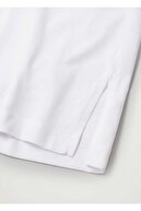 Mango Kadın Beyaz Geniş Kesim Koton Tişört