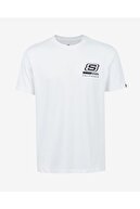 Skechers M Chest Logo T-Shirt Erkek Off White Tshirt - S212938-102