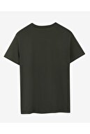 Skechers New Basics M Crew Neck T-Shirt Erkek Haki Tshirt - S212910-801