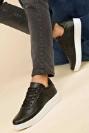 Muggo Siyah-beyaz Unısex Sneaker Ayakkabı