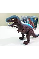demir oyuncak Cigatoys Oyuncak Dinazor T-rex Işıklı Dinazor Sesli Yürüyen