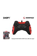 Snopy Rampage Sg-r218 Ps3/pc Usb Gamepad Kırmızı