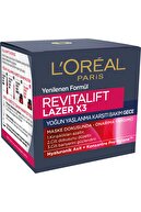 L'Oreal Paris L'Oréal Paris Revitalift Lazer X3 Yoğun Yaşlanma Karşıtı Gündüz Bakım Kremi + Gece Bakım Kremi 50 ml