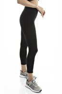 The Step Sports Spocket Kadın Siyah Cepli Yüksek Bel Toparlayıcı, Sıkılaştırıcı Yoga Tayt 21"
