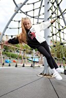 Defacto Kız Çocuk Yüksek Bel Active Spor Uzun Sporcu Tayt