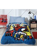 Özdilek Spiderman New York Disney Lisanslı Tek Kişilik Çocuk Battaniyesi 155 X 215
