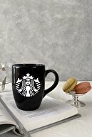 Vivas Starbucks Siyah Kupa Bardak Kahve Kupası Kupa Bardak Kahve Fincanı