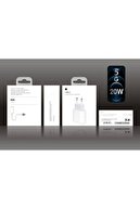 Bestshop Apple Iphone Uyumlu 11 - 11 Pro Max - 12 - 12 Pro Hızlı Şarj Aleti Seti 20w Adaptör Usb C 1m Kablo