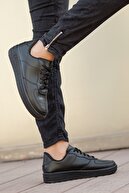Muggo Siyah Mgpogba Unisex Sneaker Günlük Yürüyüş Spor Ayakkabı