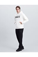 Skechers M Big Logo  Hoodie Erkek Off White Sweatshirt - S212118-102