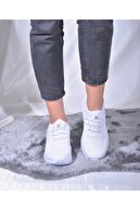 Eformoda Kadın Beyaz Sneaker Spor Ayakkabı