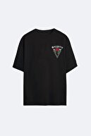 LAPS Unisex Siyah Unexpected Oversize T-shirt