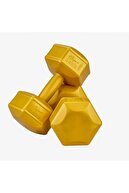 ZEUSSPOR Zeus Spor 5 Kg Dambıl 2 X 5 Kg Toplam 10 Kg Dambıl Seti Gold Dumbell