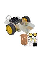 Arduino 2wd Araç Şase Kiti Robot Araba Kiti 2wd Robot Kit