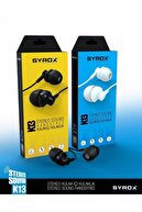 Syrox K13 Mikrofonlu Kulak Içi Kulaklık