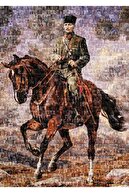 Art Puzzle Atatürk Sakarya Isimli Atıyla Kolaj 1000 Parça Puzzle