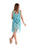 İngodi Sanriani Plaj Elbisesi Turkuaz - Deniz Elbisesi, Plaj Giyim Modeli
