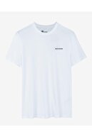 Skechers New Basics M Crew Neck T-Shirt Erkek Off White Tshirt - S212910-102