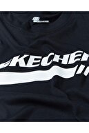 Skechers M Graphic Tee T-Shirt Erkek Siyah Tshirt - S212258-001