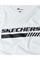 Skechers Erkek Off White Tshirt