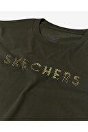 Skechers M Camo Logo T-Shirt Erkek Haki Tshirt - S212191-801