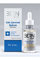 Bern Cosmetics Göz Altı Morlukları & Göz Çevresi Bakım Serumu Vitamin B3 + Hyalüronik Asit - 30 ml.