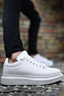 Riccon Beyaz Beyaz Erkek Sneaker 0012360