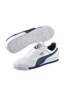 Puma ROMA BASIC Beyaz Lacivert Erkek Sneaker 100126098