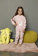 KILIÇ TEKSTİL Çocuk Unicorn Desenli Manşetli Pijama Takımı