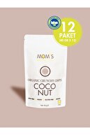Mom's Natural Foods 12'li Organik Hindistan Cevizi Cipsi 40 Gr