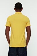 TRENDYOL MAN Sarı Erkek Slim Fit Polo Yaka Kısa Kollu Polo Yaka T-shirt TMNSS20PO0009