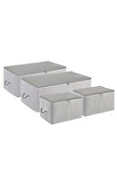 ضایعات پتوی 4 تکه چیز و چیزهای پایه تخت ژاکت خاکستری-thumb