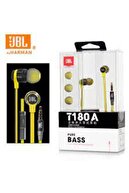 JBL T180a Pure Bass Mikrofonlu Kulak Içi Kulaklık - Yeşil