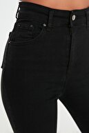 TRENDYOLMİLLA Siyah Yüksek Bel Skinny Jeans TWOSS20JE0301