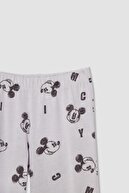 Defacto Kız Çocuk Minnie Mouse Lisanslı Uzun Kollu Pijama Takımı