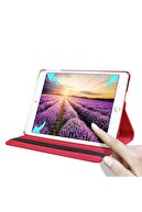 Uyumlu Ipad 10.2" 2021 9. Nesil Kılıf 360 Dönebilen Standlı