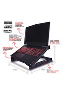 tuneex Tüm Modellerle Uyumlu Çelik 5 Açıda Kolay Ayarlanır Notebook Laptop Standı Yükseltici Altlık
