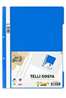 Gen-of Telli Dosya Plus Mavi 50 Li Paket