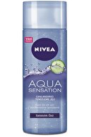 Nivea Aqua Sensation Canlandırıcı Yüz Temizleme Jeli 200ml,Salatalık Özü ile Etkili Yüz Temizleme