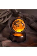 Jetcom Dekoratif Işıklı Dünya Cam Küre