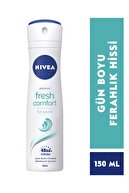 Nivea Kadın Sprey Deodorant Fresh Comfort,48 Saat Deodorant Koruması,150ml,Uzun Süren Ferahlık