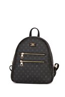 کوله پشتی زنانه مونوگرام مشکی 05PO22Y1577-thumb