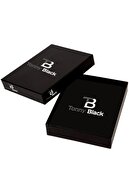 Tonny Black Erkek Deri 10 Kart 2 Kimlik 1 Kağıt Para Bölmeli Cüzdan Tbdc00007-01
