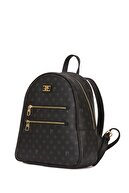 کوله پشتی زنانه مونوگرام مشکی 05PO22Y1577-thumb